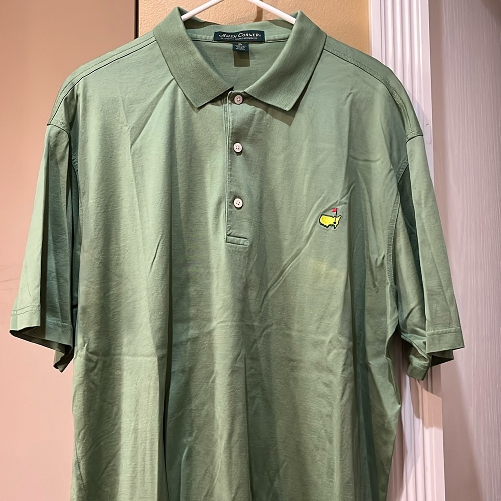 Masters Amen Corner Golf Shirt Size XL